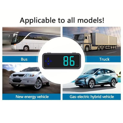 Real-time Measurement Car HUD Speedometer for Universal Fit