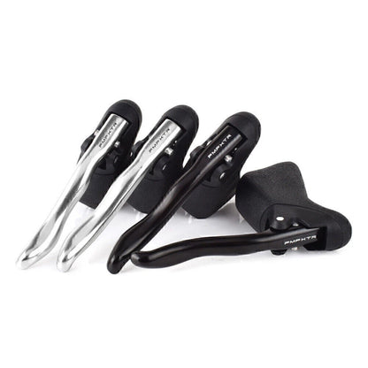 Brake Levers for Road Cyclocross Bike TT Bar End Drop Bar (Black)