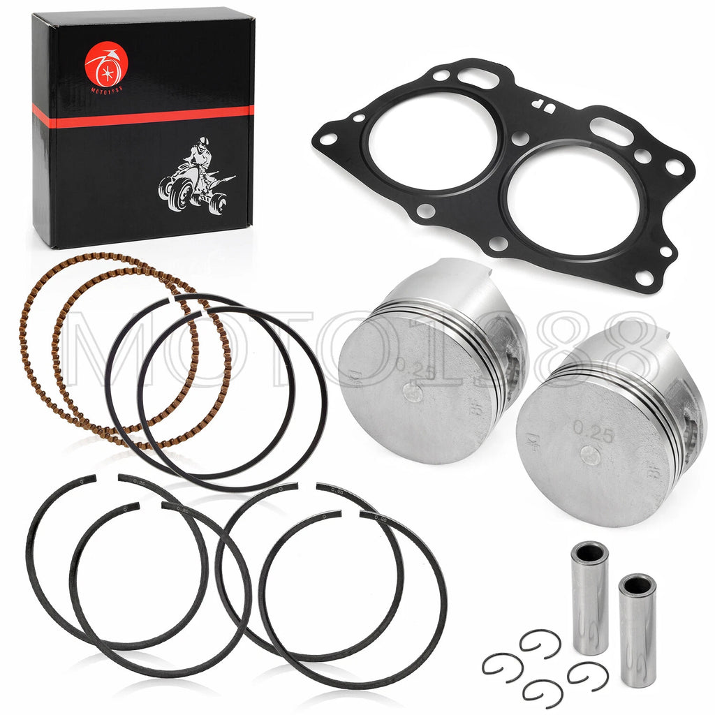 Piston Ring Set of 4 for EZGO Golf Cart Robin 295cc EH29C (1991–2008)