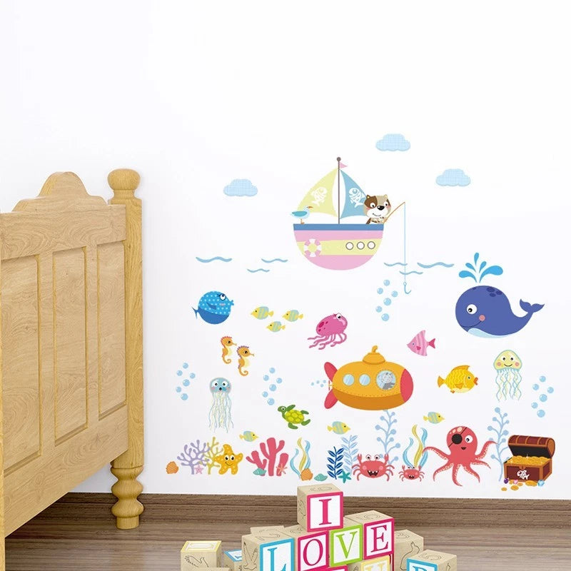 Wall Sticker for Bathroom Bedroom Decor (No Part Numbers)