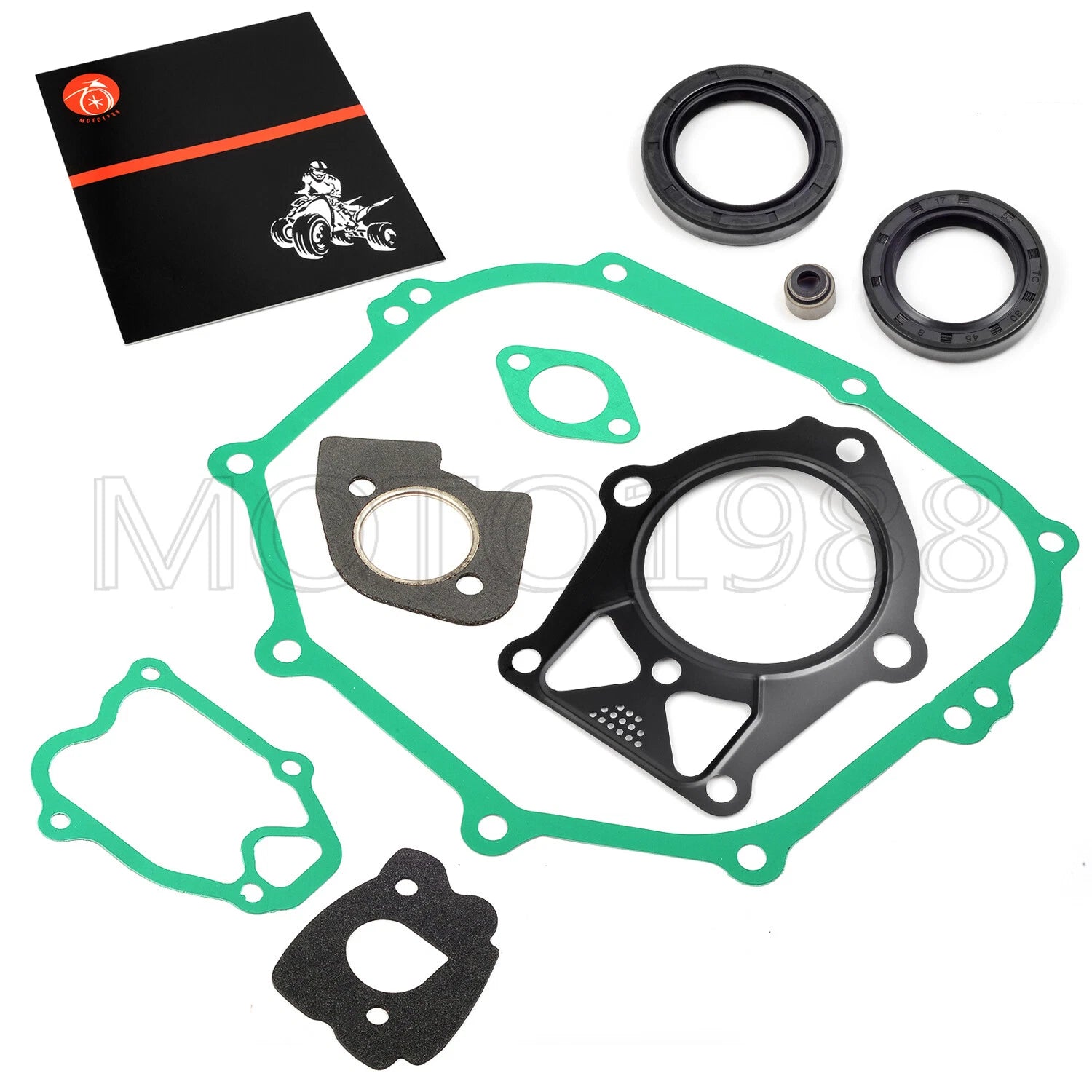 Cylinder Gaskets Seals Rebuild Kit for Yamaha Golf Cart G14 (1995–1996) JN5-11181-00