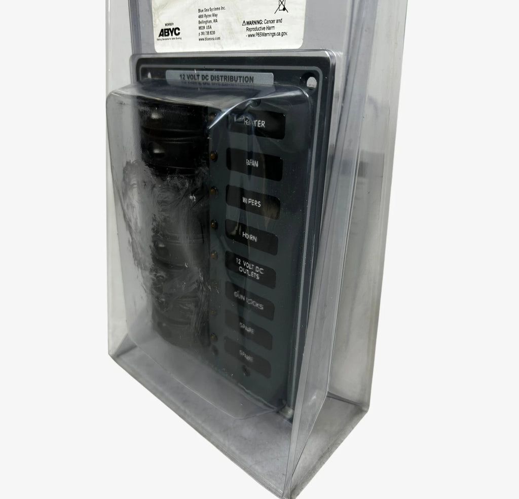 Power Distribution Panel 8 Position for Blue Sea Systems (12V)