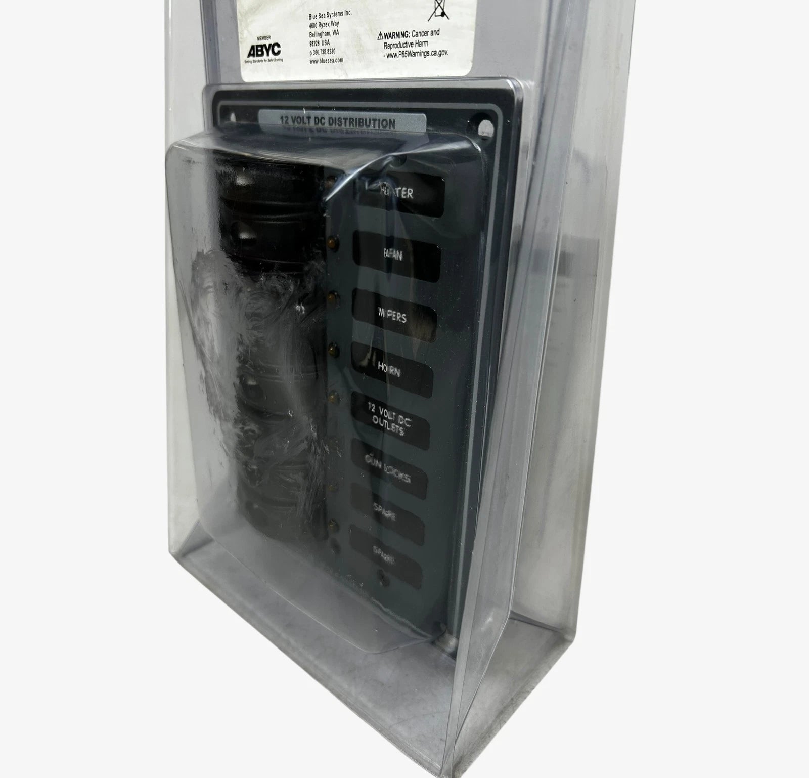 Power Distribution Panel 8 Position for Blue Sea Systems (12V)