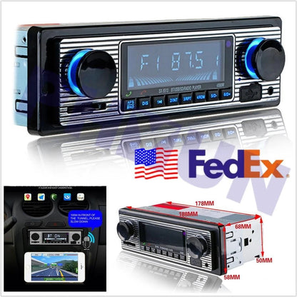4CH Bluetooth FM Radio MP3 Player for Universal Car (12V)