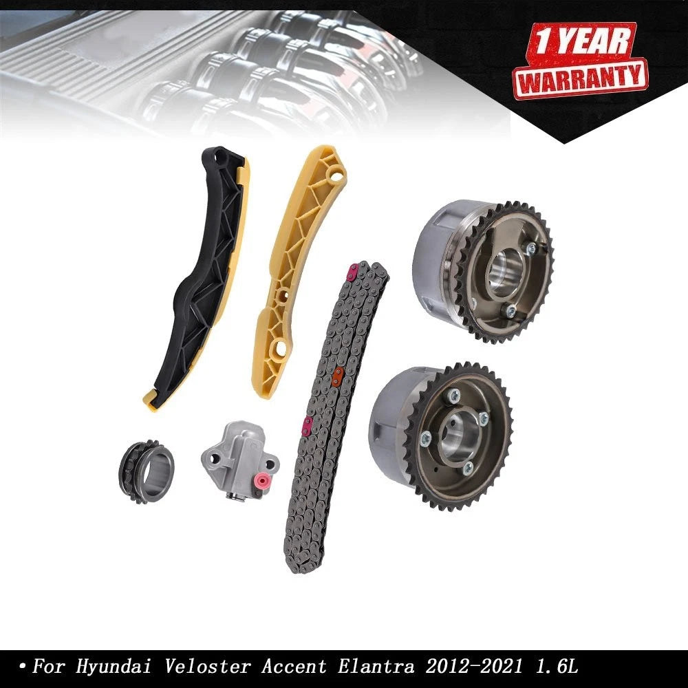 Timing Chain Kit for Hyundai Veloster Accent Elantra (2012–2021) 1.6L