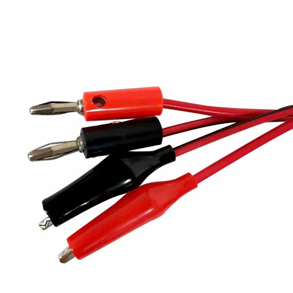 DC Power Test Cable 60cm Rated 10A with Clip Terminations
