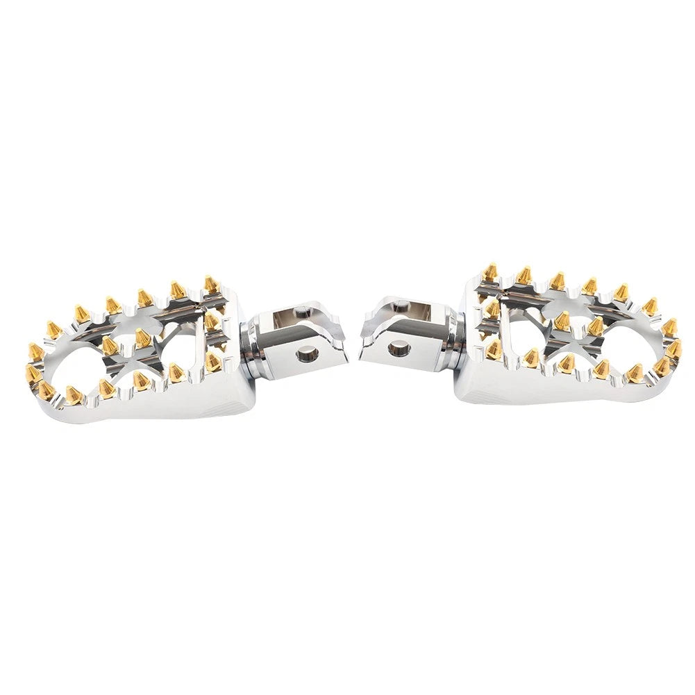 MX Style Foot Pegs for Harley Softail (2018–2023) Chrome