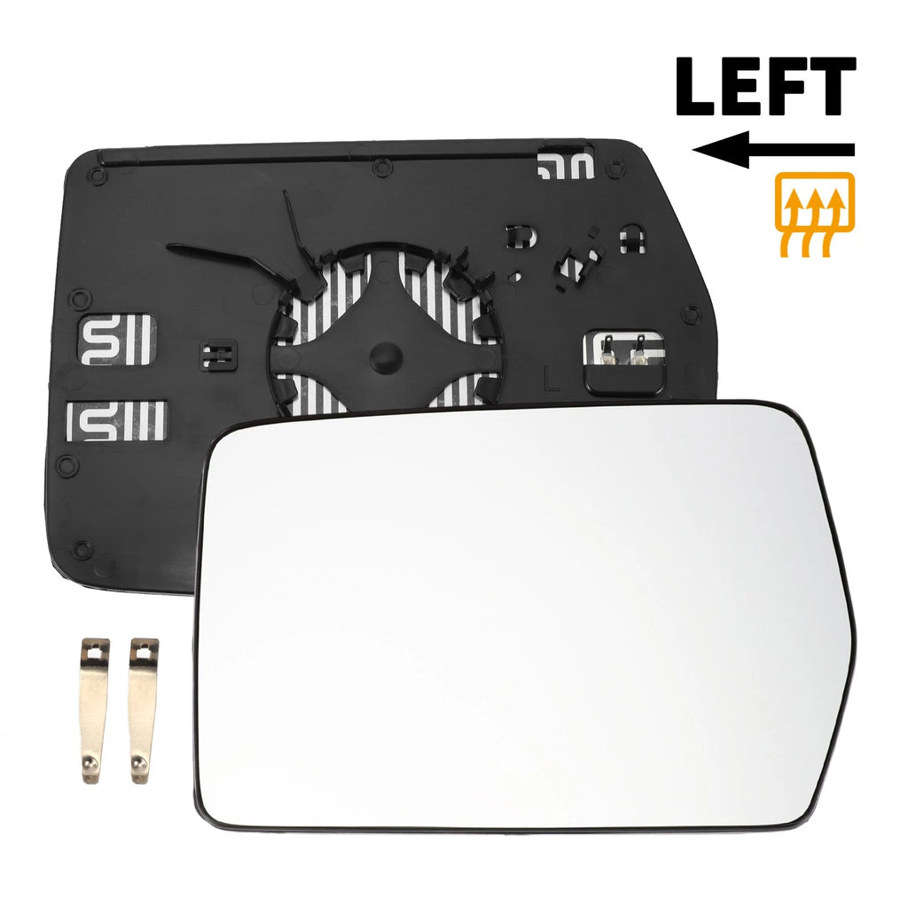 Left Side Mirror Glass Non Heated Replacement for Ford F-150 (2004–2010)