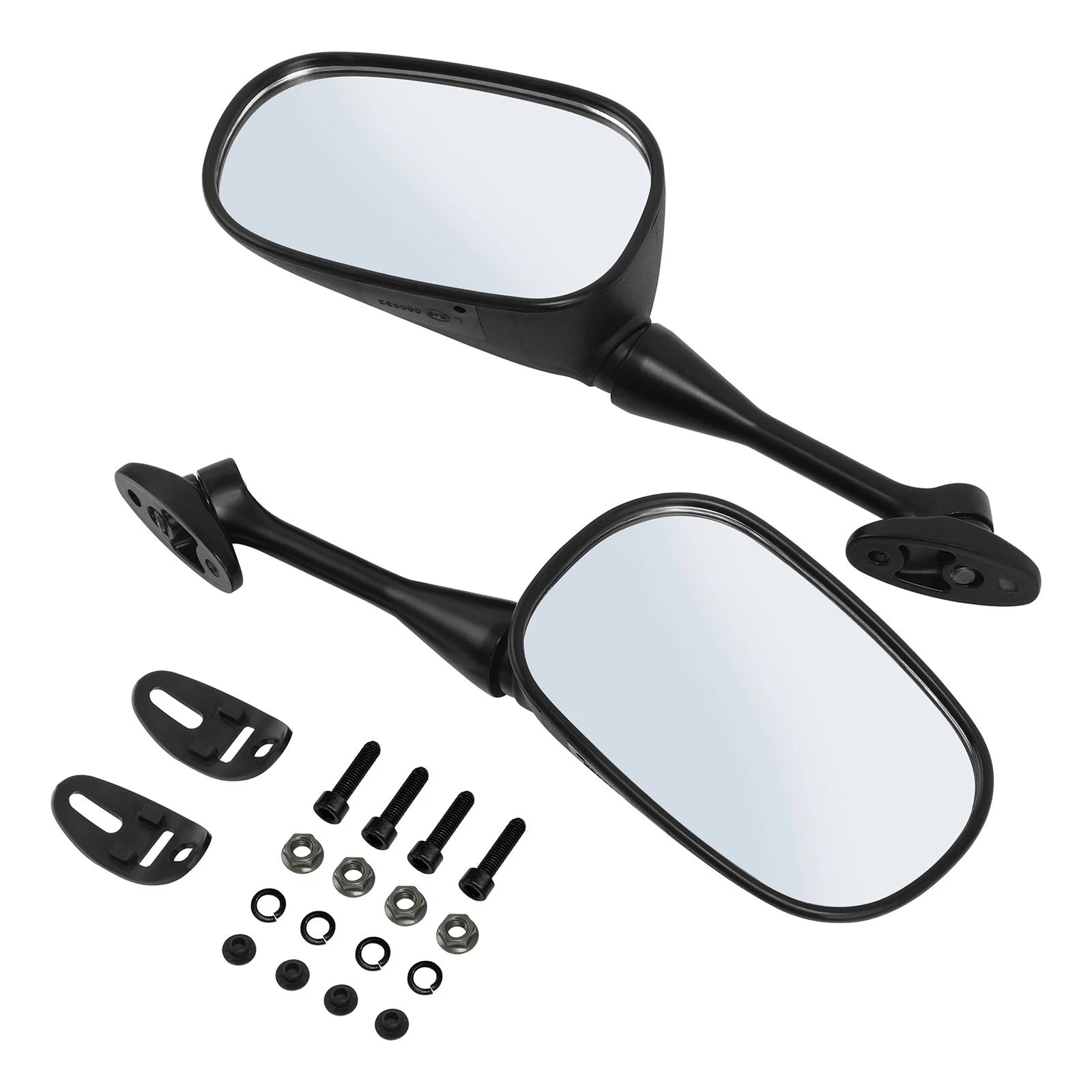 Black Rear-View Mirrors for Honda CBR600RR (2003–2025)