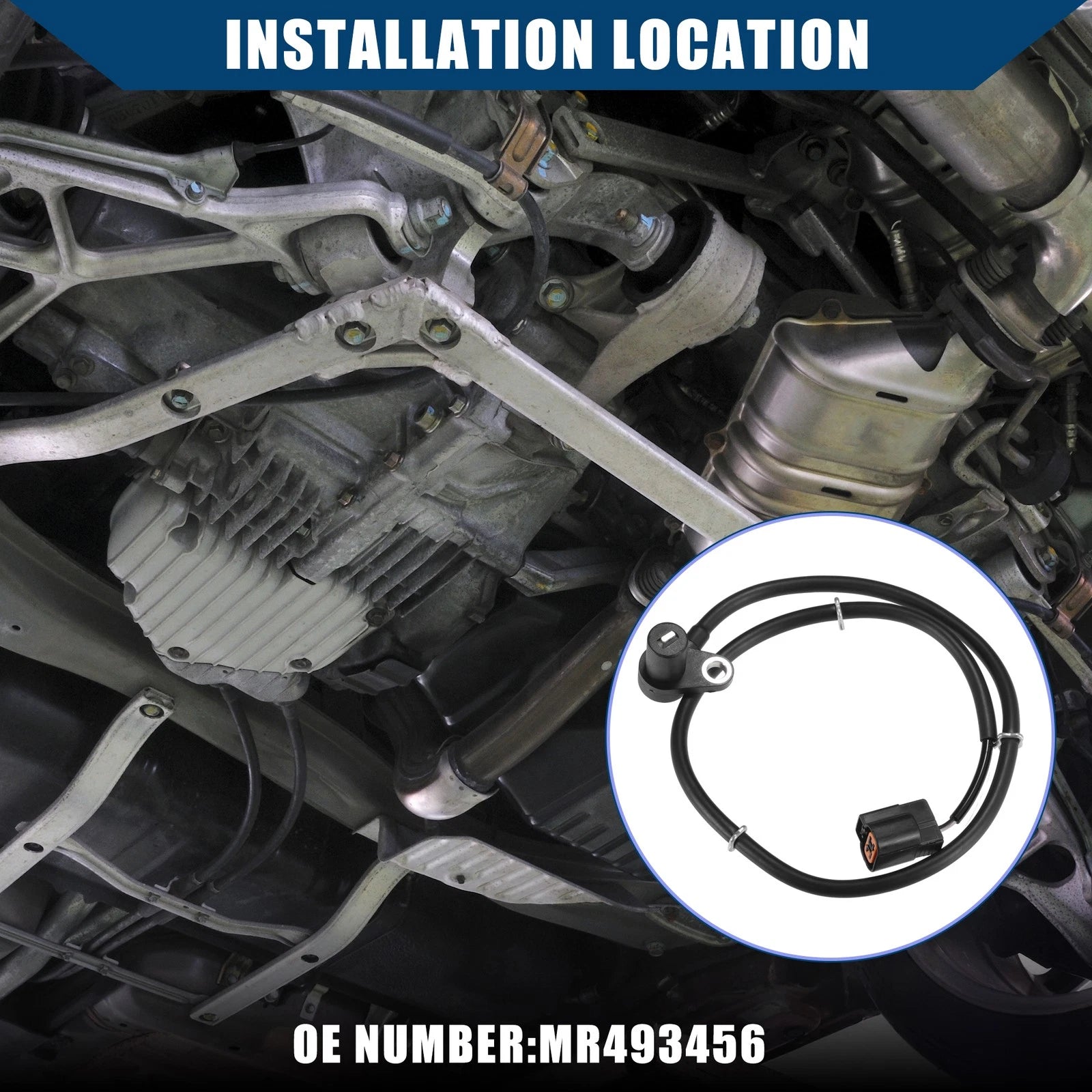 ABS Wheel Speed Sensor Replacement for Mitsubishi Lancer EVO (1996–2003)