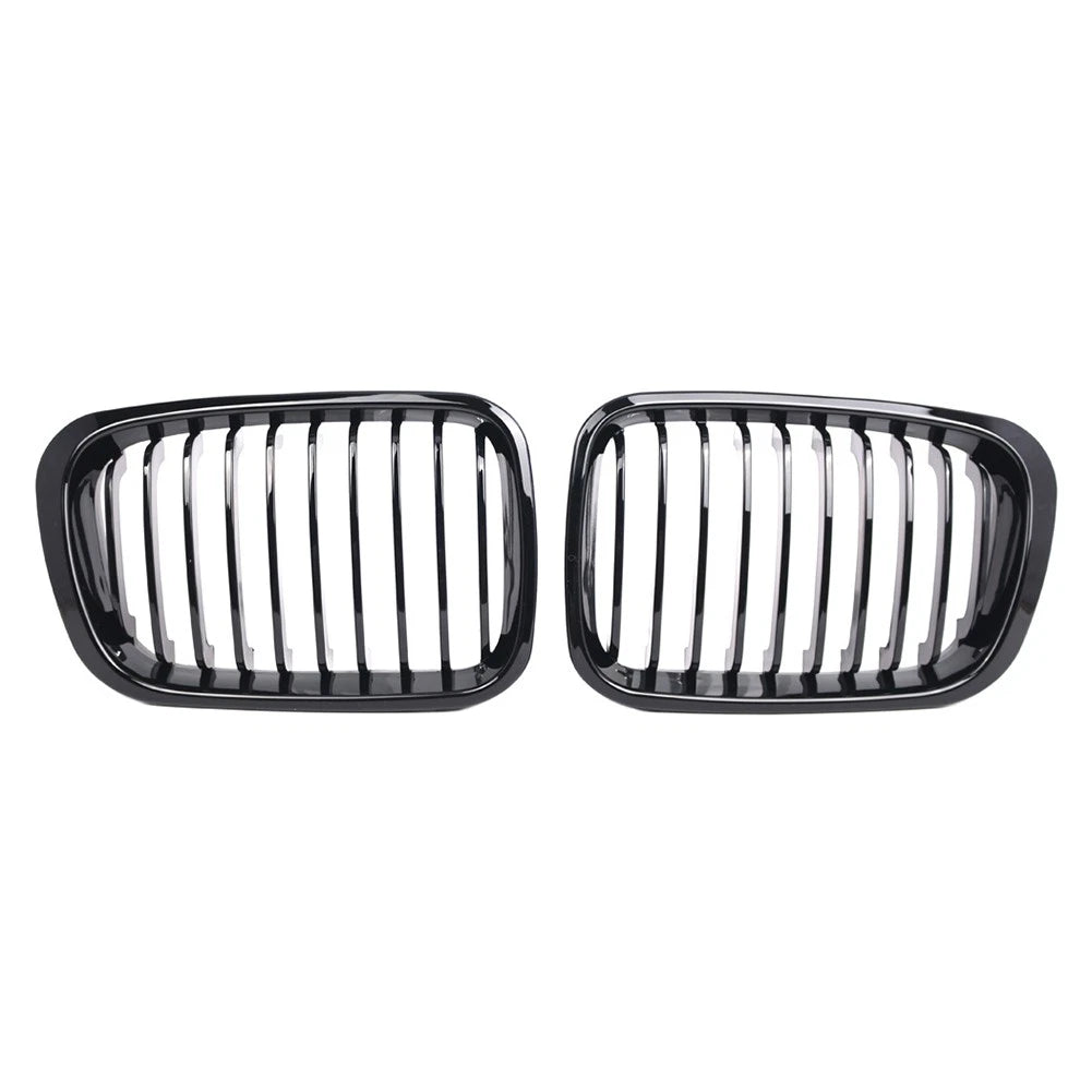 Front Bumper Kidney Grille for BMW 3 Series E46 (1998–2001) Glossy Black