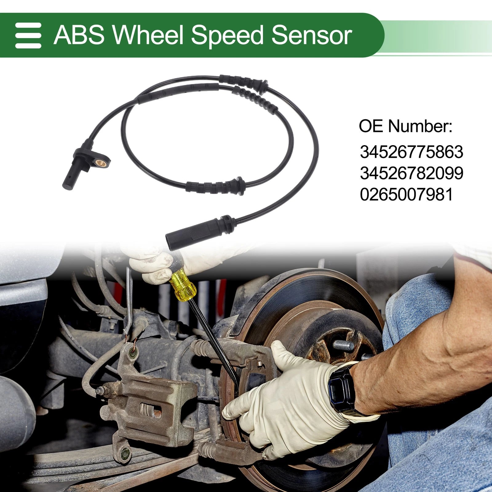 ABS Wheel Speed Sensor Replacement for BMW 5 Series F10 (2009–2016)