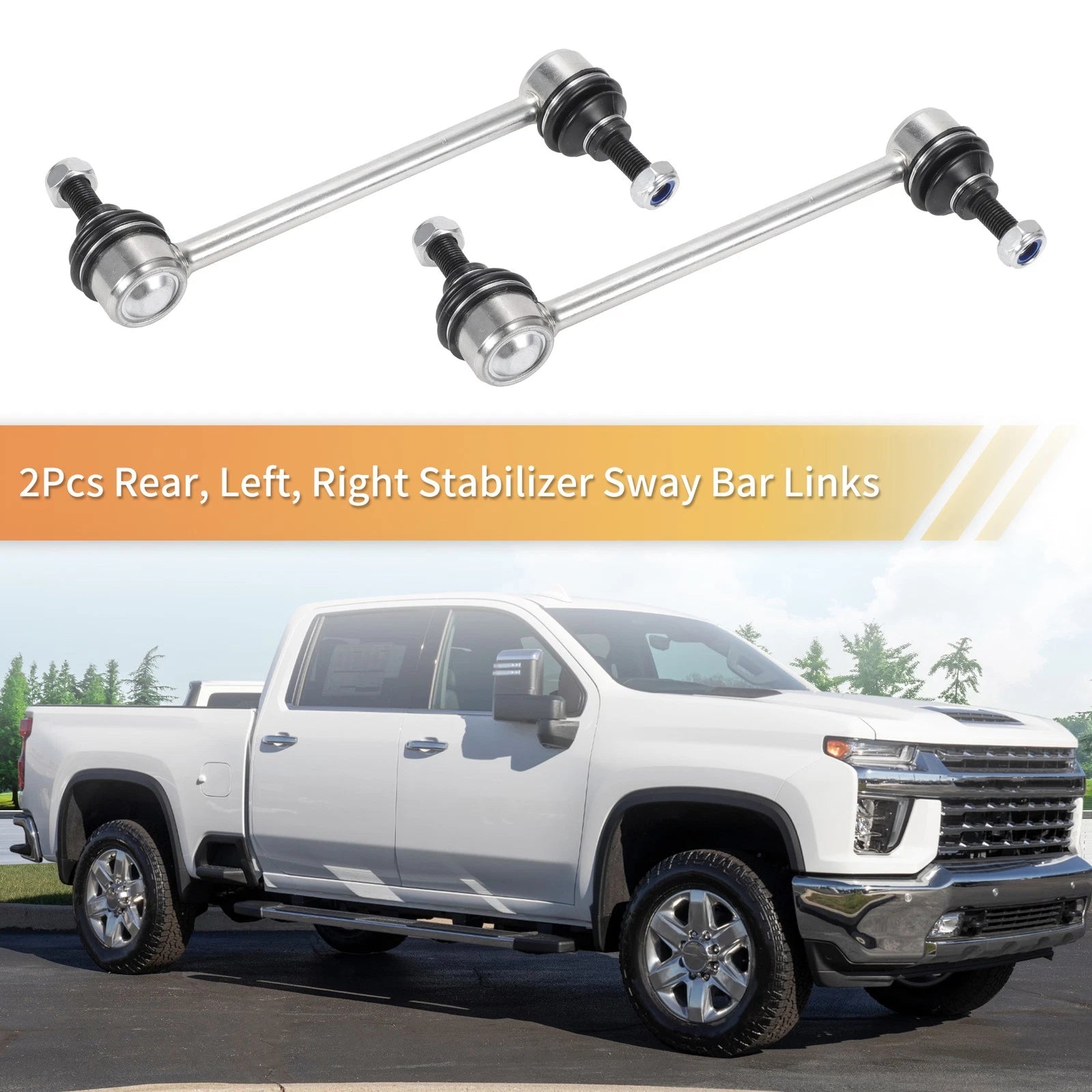 2PCS Rear Stabiliser Sway Bar Link Replacement for Chevrolet Monte Carlo (2000–2007)