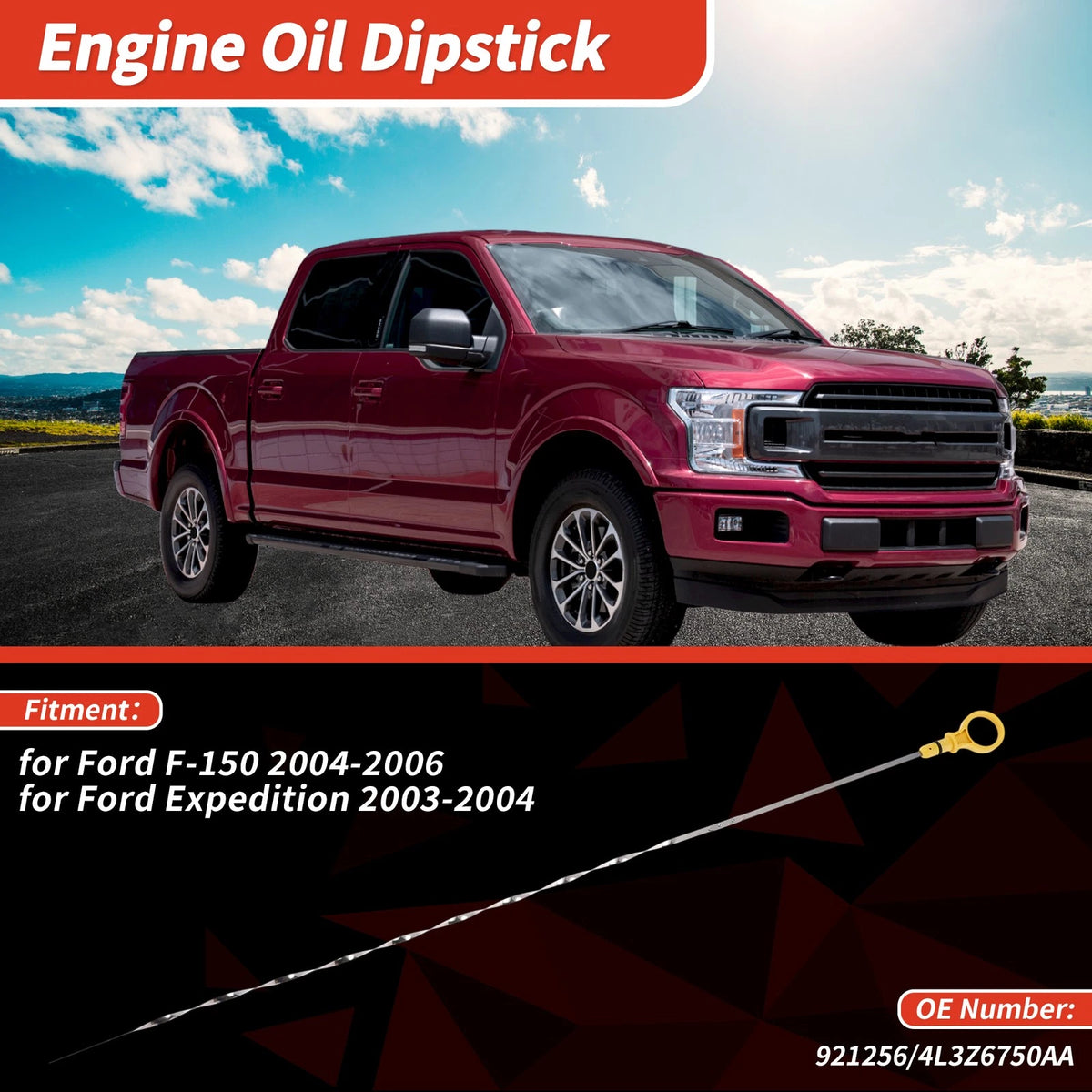 Oil Dipstick Replacement for Ford F-150 (2004–2006)