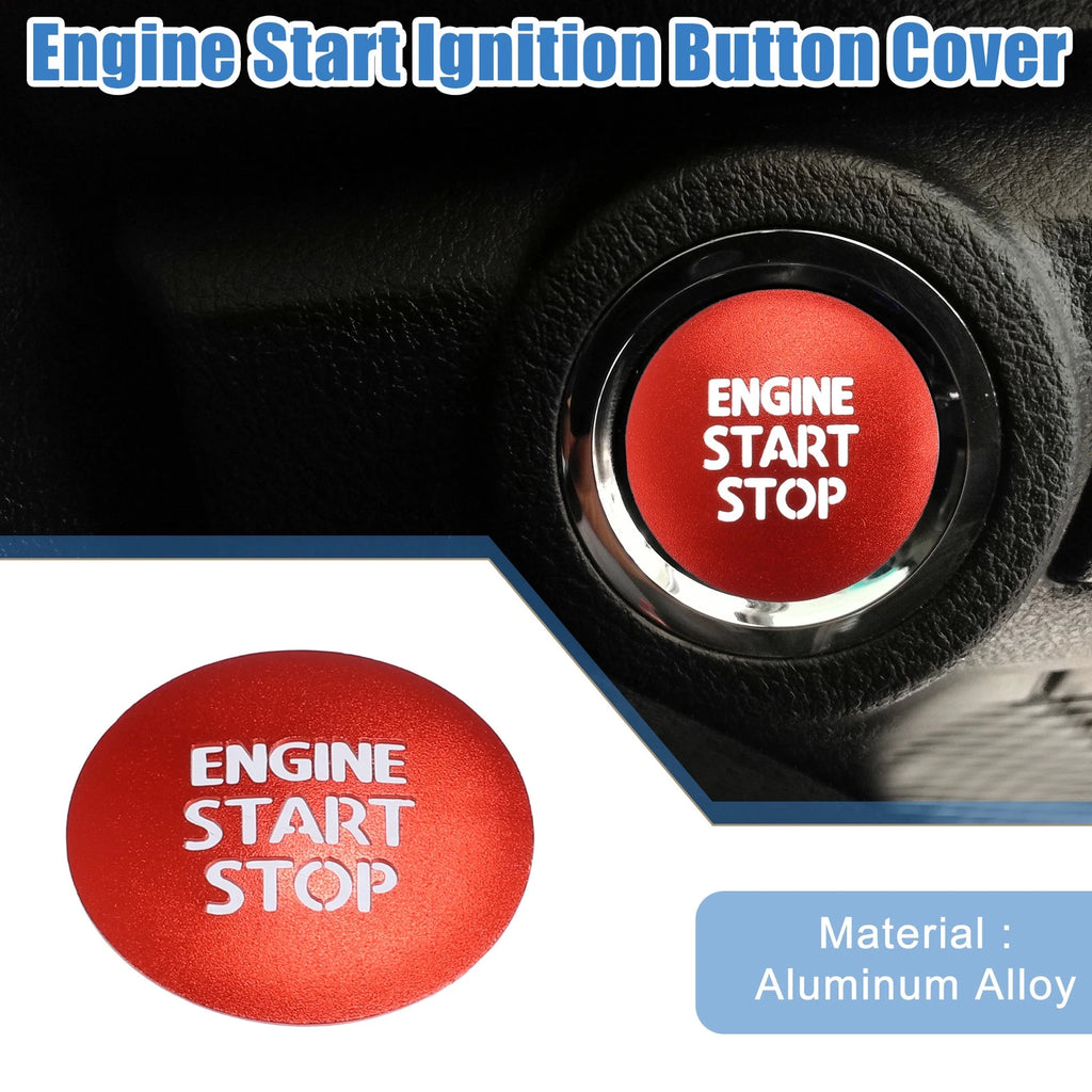 Engine Start Stop Ignition Button Cover for Toyota Tacoma (2016–2021)