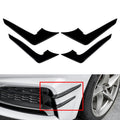 Glossy Black Front Bumper Side Air Vent Trim for Audi A5 S5 (2017–2020)