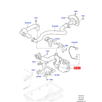 Intake Manifold Symposer for Land Rover Range Rover, Jaguar F-Type, F-Pace, XE (2013–2021)