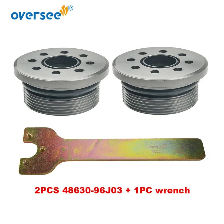 2X Screw Trim Cylinder & Seals for Yamaha 115-225HP Outboard (64E-43821-05/06)