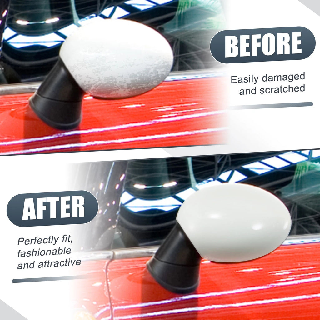 Left Side Mirror Cover Cap Replacement for BMW Mini Clubman R55 (2007–2015)