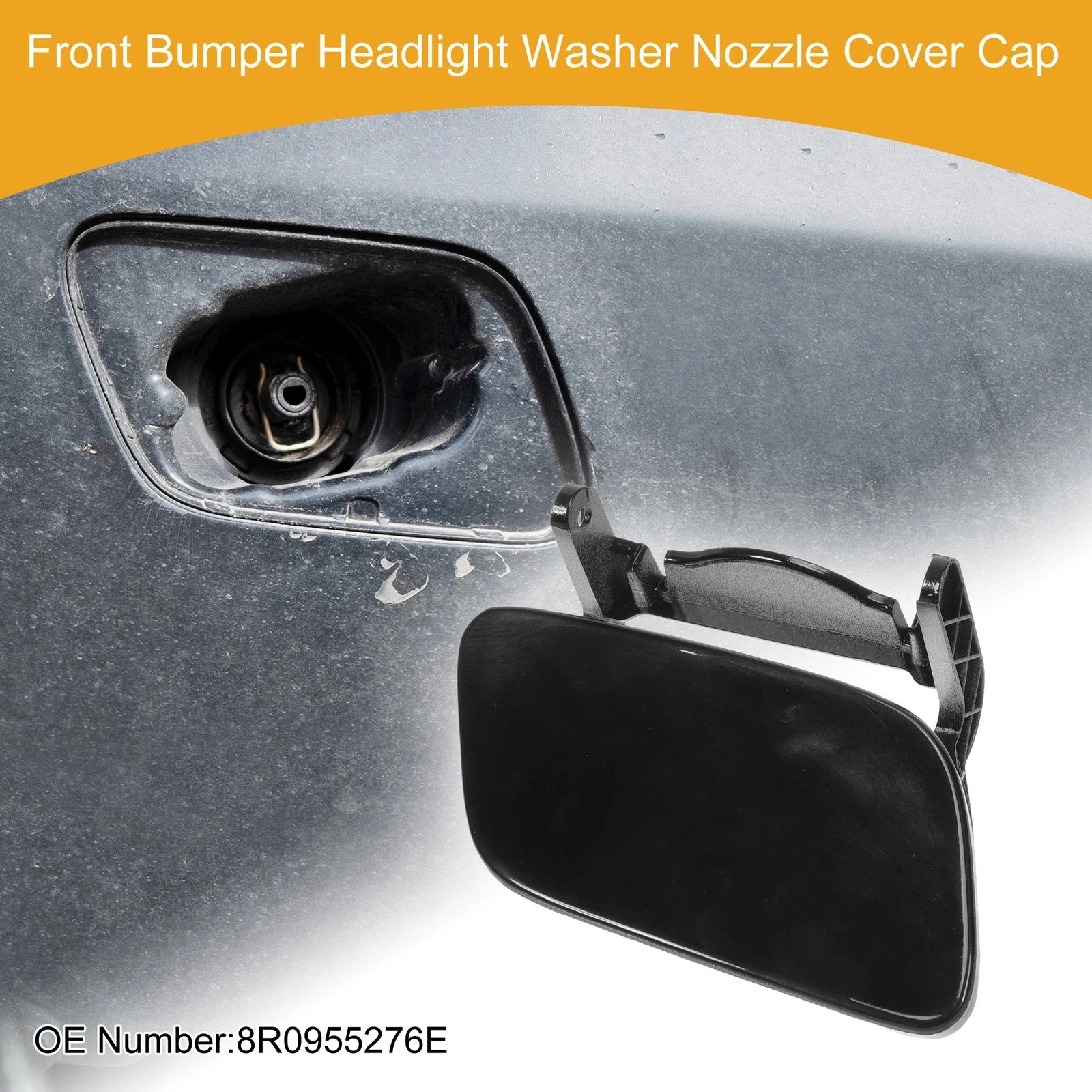 Washer Nozzle Cover Cap Front Right Replacement for Audi Q5 (2013–2017)
