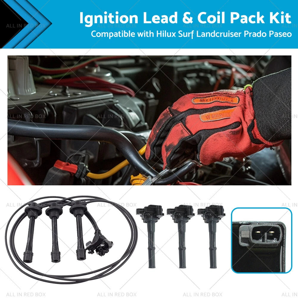 Ignition Coil Pack Kit for Toyota Landcruiser Prado 3.4L (1996–2003)