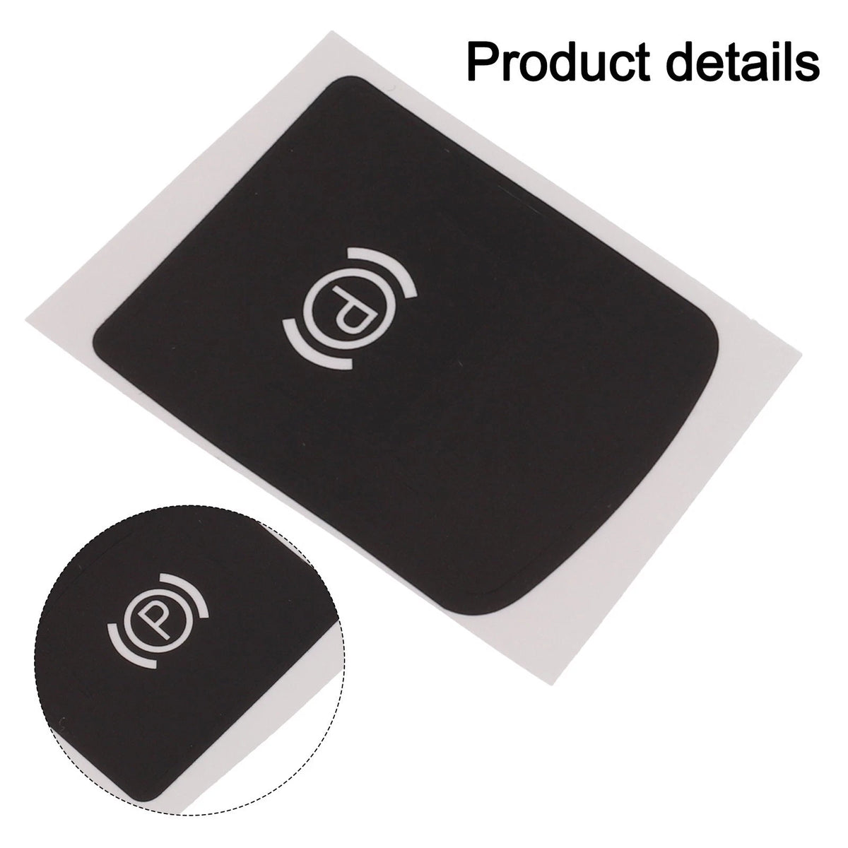 Button Repair Decal Sticker for A6 20052011 Reflective White Writing and Sign