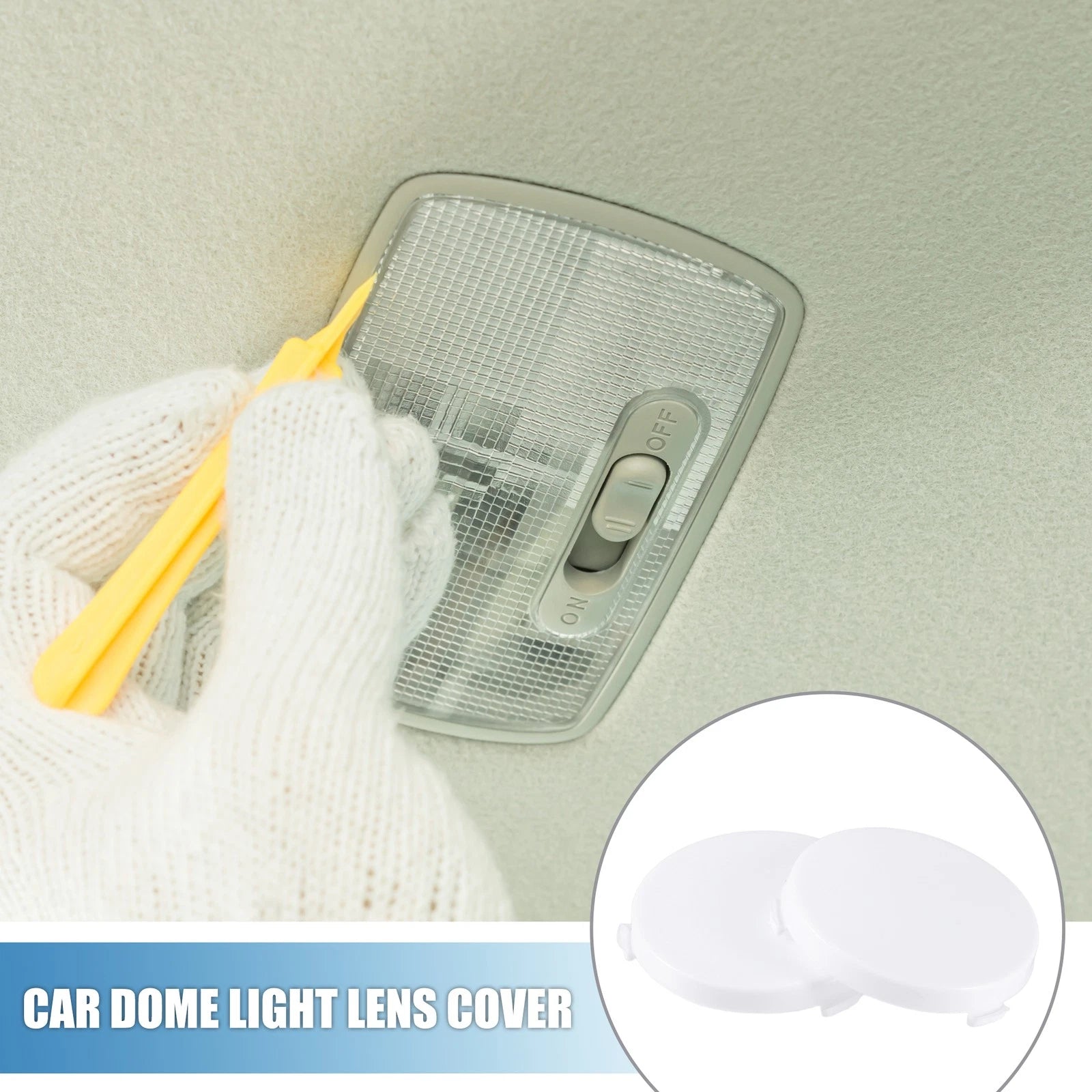 Dome Courtesy Light Lens for Chevy Impala Caprice 1962–1967 White