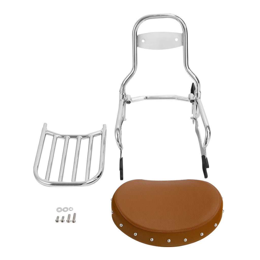 Backrest Sissy Bar Luggage Rack & Spools Kit for Indian Chieftain (2014–2023)
