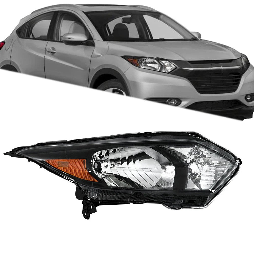 RH Headlight for Honda HR-V (2016–2018) Halogen Clear Lens