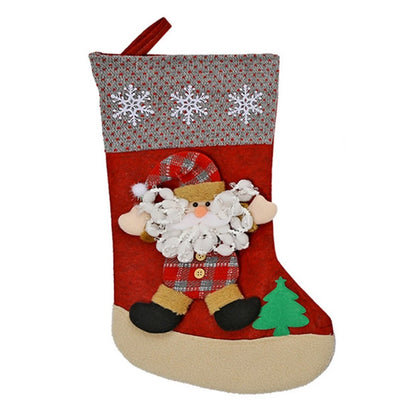 Spacious Large Santa Christmas Stocking for Hanging (No Part Numbers)