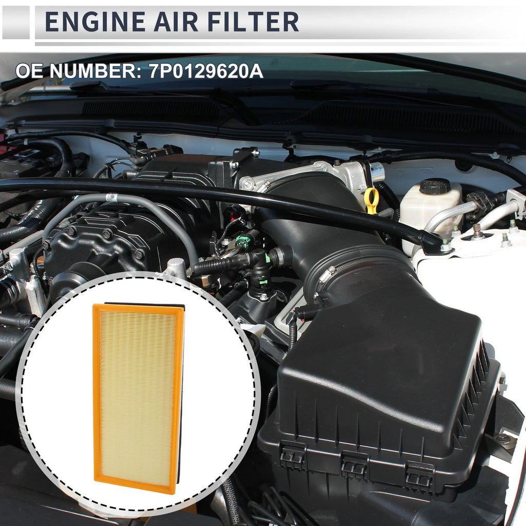 Engine Air Filter Replacement for Volkswagen Touareg 3.0L 3.6L (2011–2017)