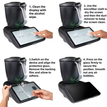 Clear Tempered Glass Screen Protector for Thermomix TM7