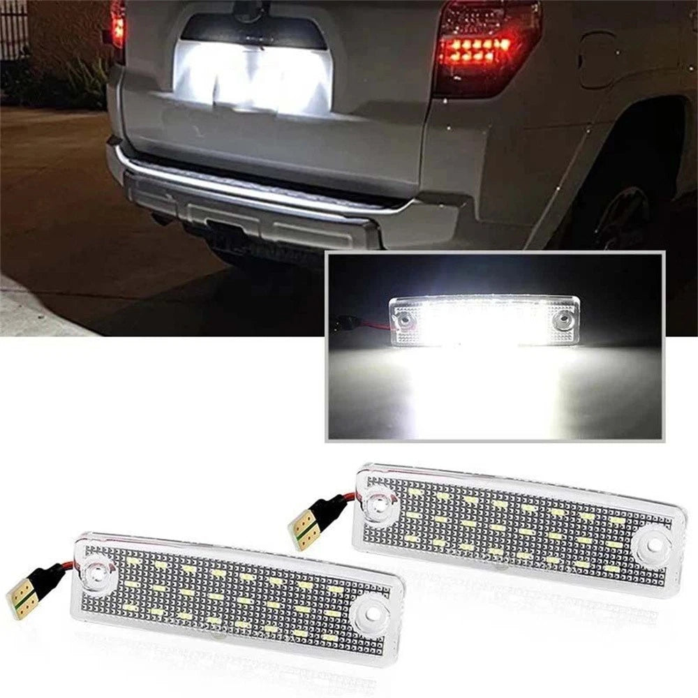 2Pcs LED License Plate Light 81270-35140 for Toyota 4Runner (1996–2022) Sequoia (2008–2019)