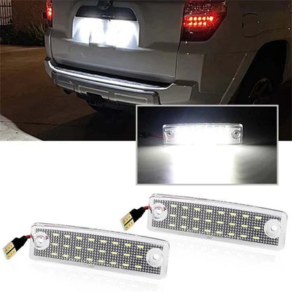 2Pcs LED License Plate Light 81270-35140 for Toyota 4Runner (1996–2022) Sequoia (2008–2019)