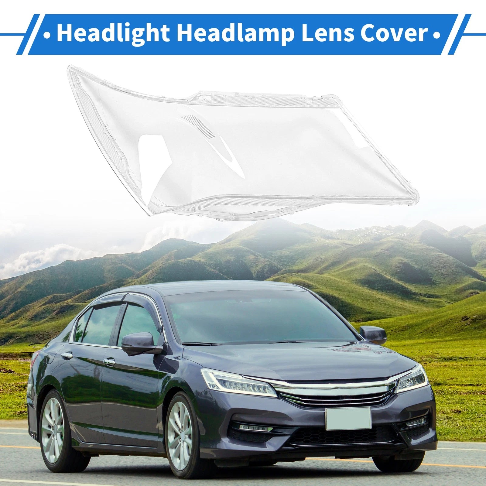 1 Pcs Headlight Lens Cover Front Right for Honda Acura (2007–2013) Clear