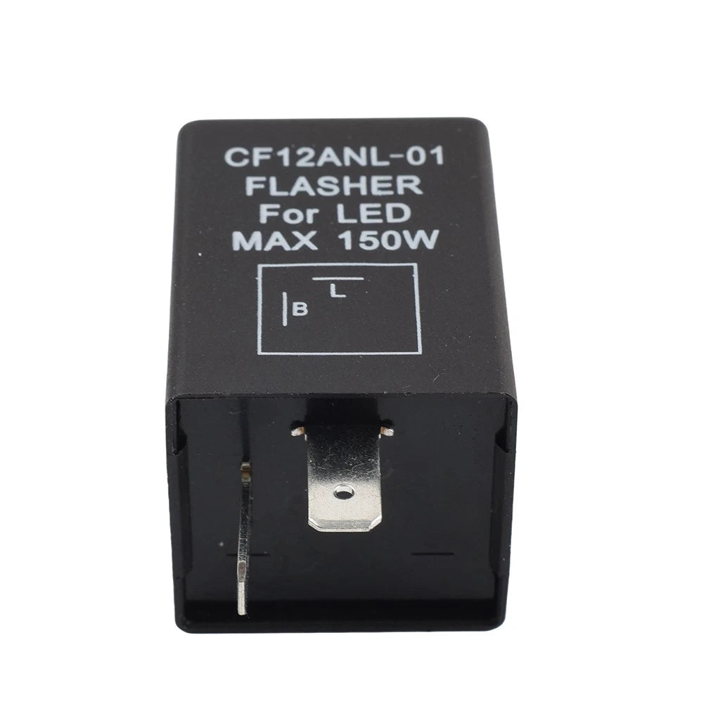 2 Pin LED Flasher Relay for Universal Car Motorcycle Decoder CF12