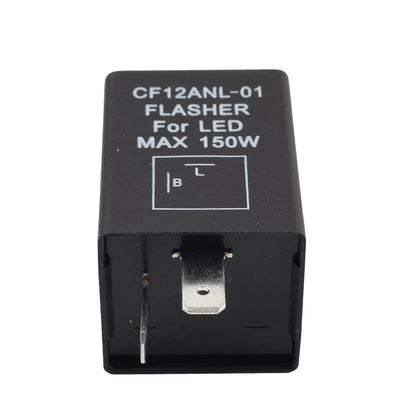 2 Pin LED Flasher Relay for Universal Car Motorcycle Decoder CF12