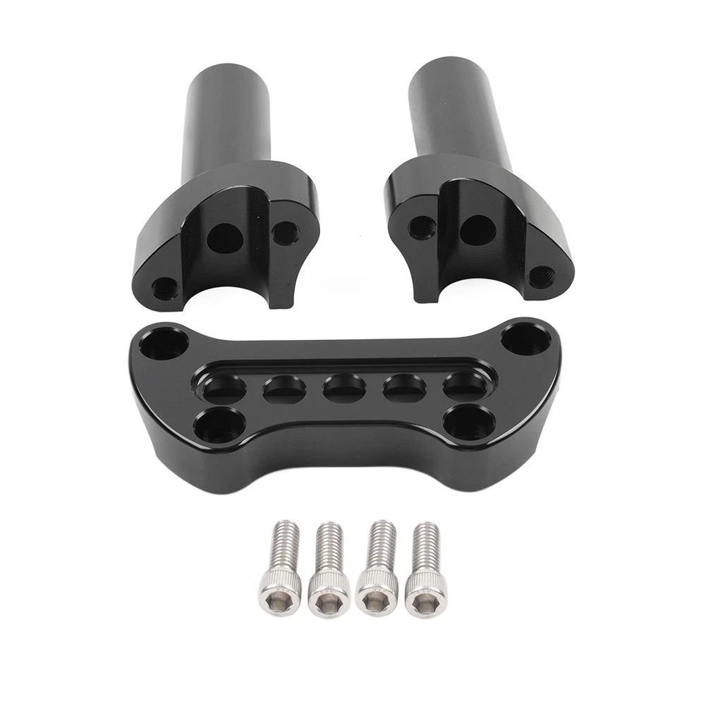 4" Handlebar Risers Top Clamp for Harley Sportster Dyna Softail
