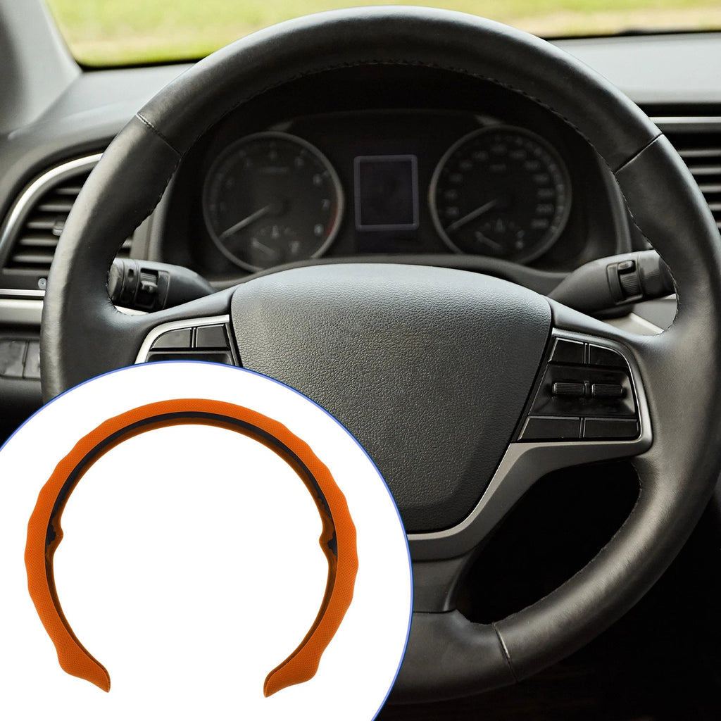 PU Artificial Leather Steering Wheel Cover for Universal Fit (1Pc)