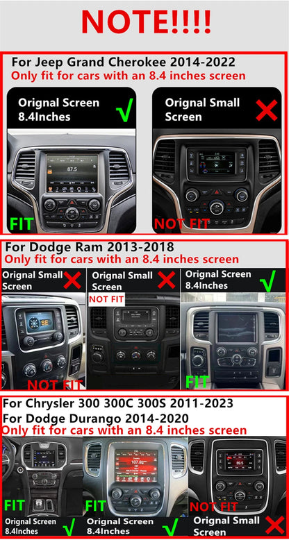8.4" Car Stereo GPS Navigation for Jeep Grand Cherokee (2014–2022)