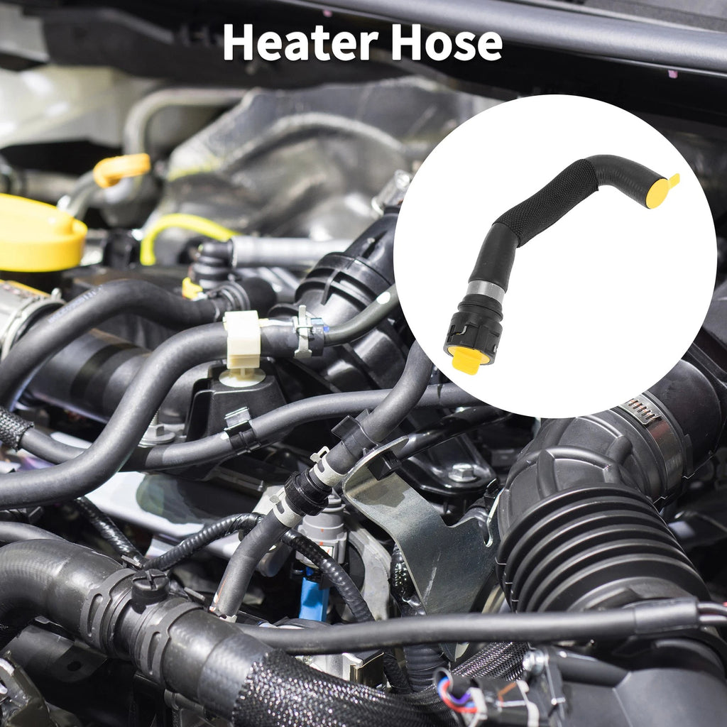 Heater Hose Replacement for Audi A4 B8 2.0L (2010–2016) Rubber Black