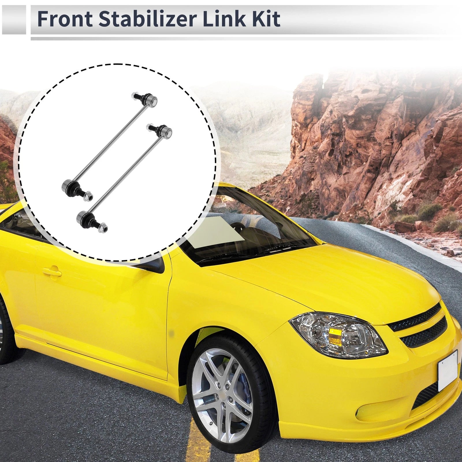Front Stabilizer Bar Links Replacement No Bushing for Chevrolet Cobalt (2005–2010)