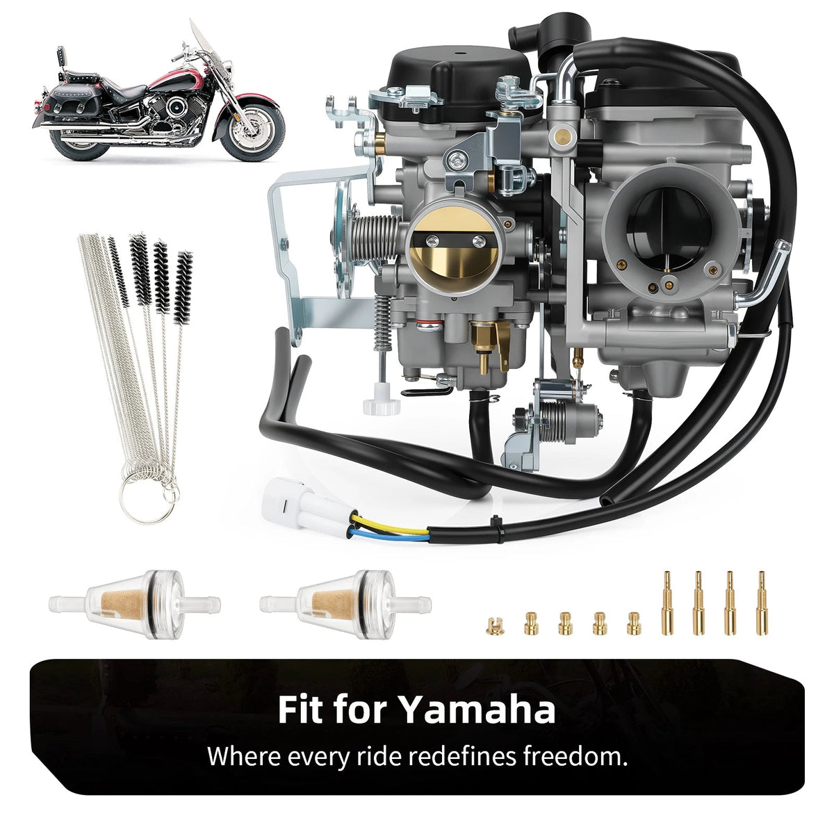Carburetor for Yamaha V-Star 1100 Classic Custom Silverado XVS1100 (1999–2005)