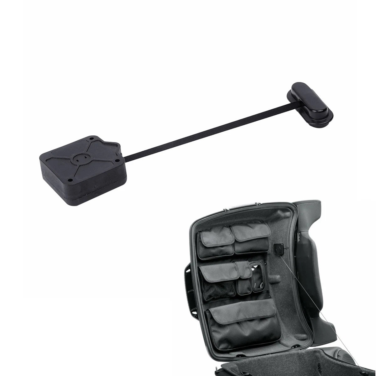 Motorcycle Trunk Lid Tether for Harley Touring Glide FLHR FLHT (2014–2025)