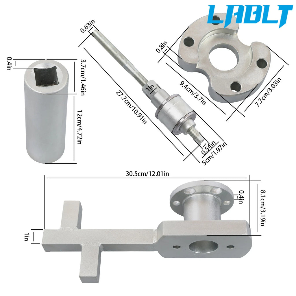 Crankshaft Puller Tool Kit for Land Rover 3.0 V6 5.0 V8 (2010–2023)