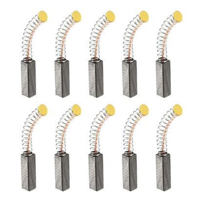 Carbon Brushes for Electric Motors (20x6x6mm, Spring Length 30mm)