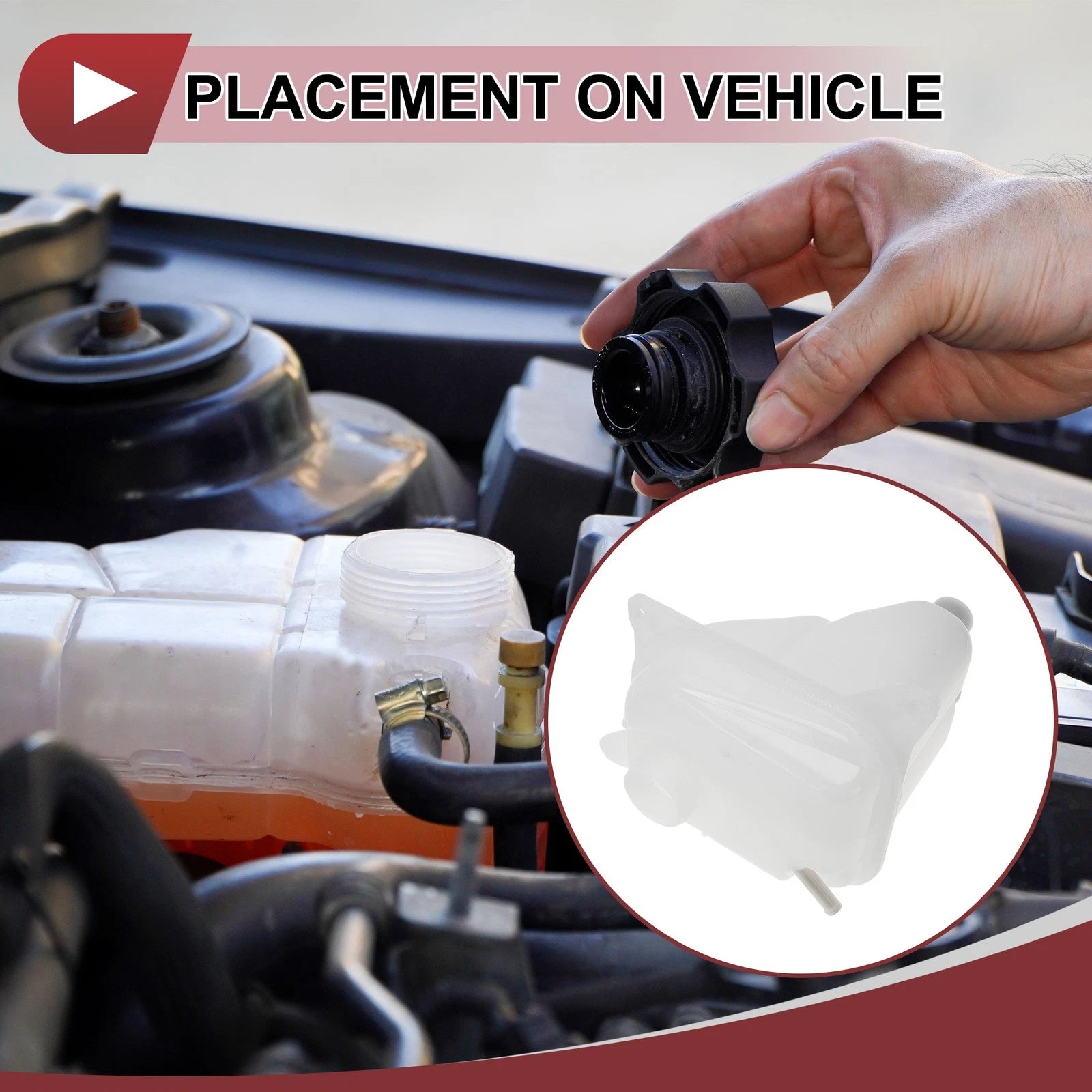 Coolant Expansion Overflow Tank Replacement for Audi 80 100 Quattro (1974–1996)
