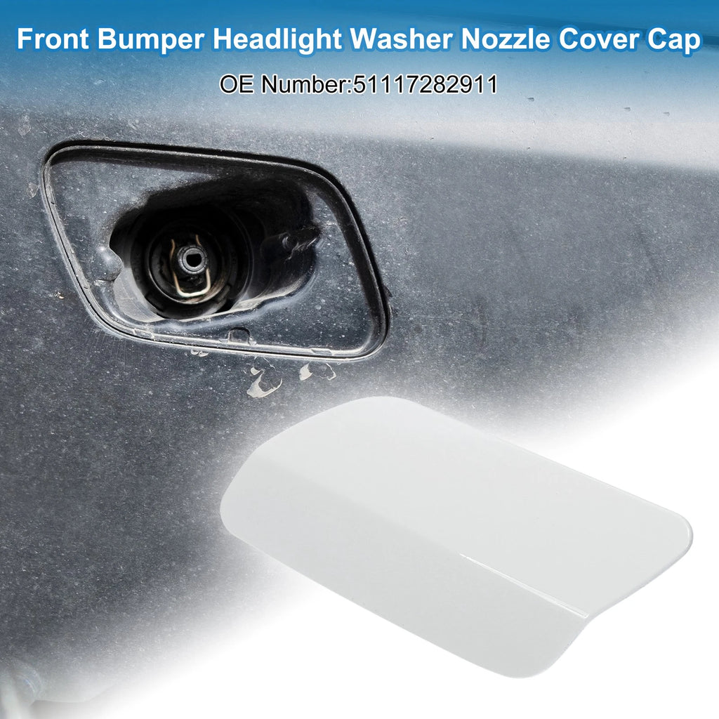 Front Left Headlight Washer Nozzle Cover Cap for BMW 640i (2011–2019)