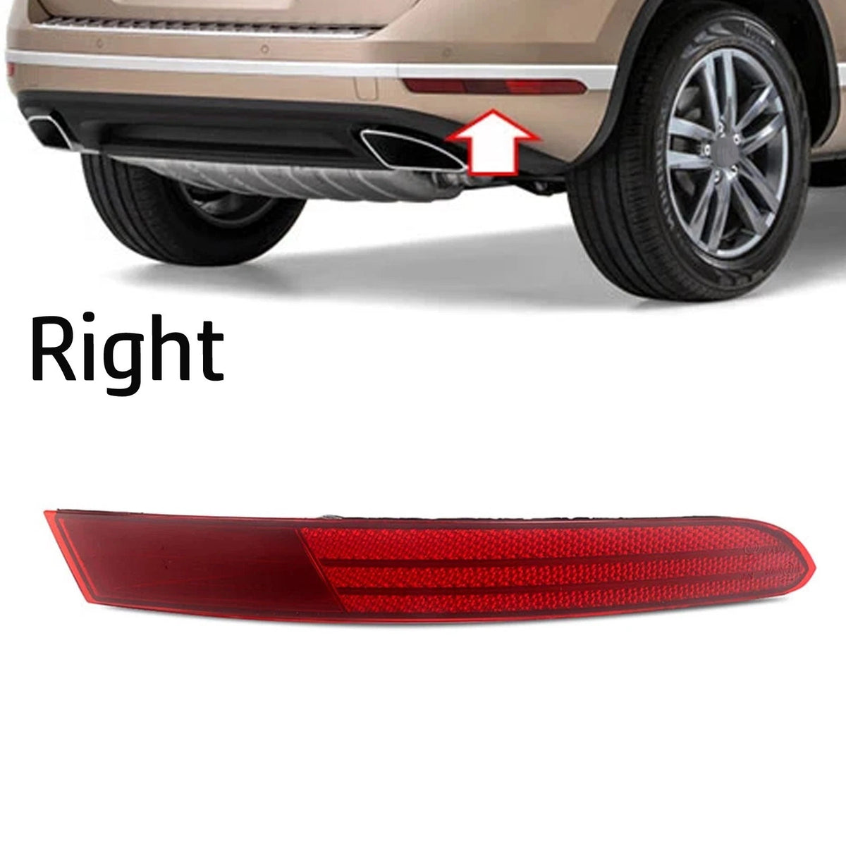 Fog Light Reflector for Car Repair (No Known Part Numbers)
