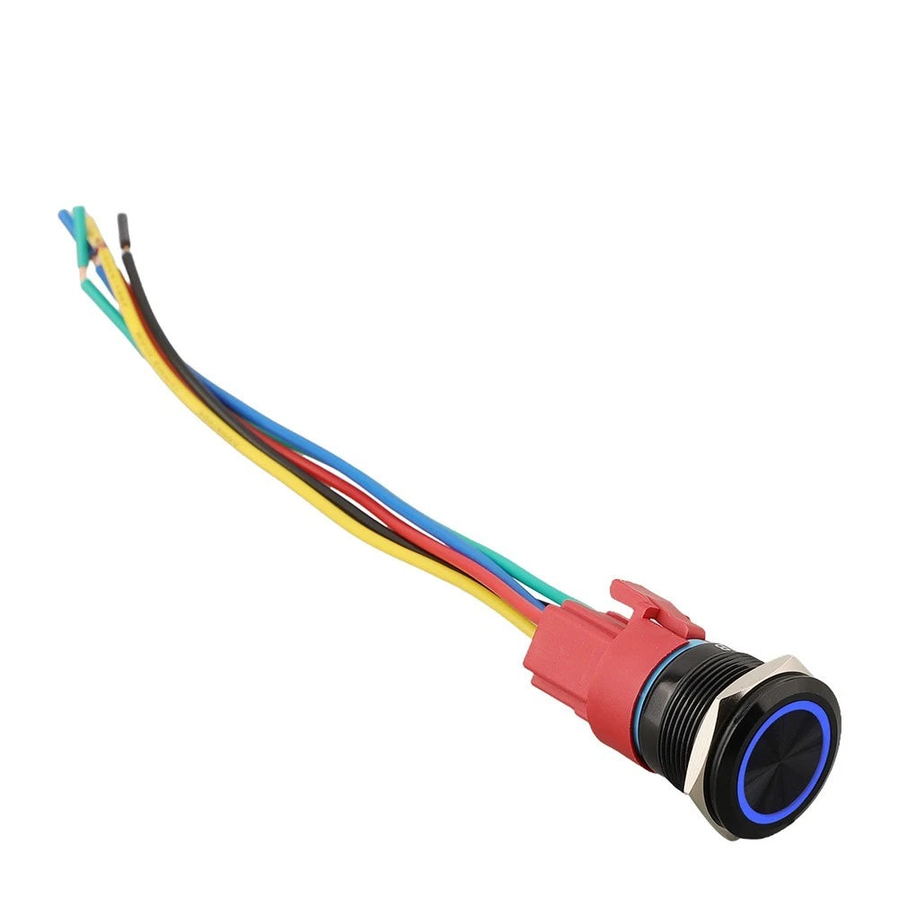 22mm Metal Push Button Switch for Universal Applications (12V, IP67)